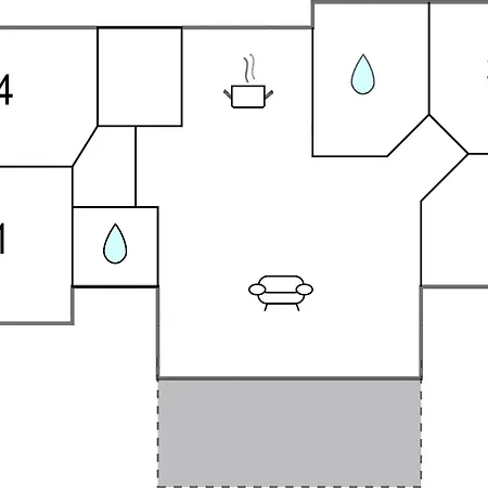 Awesome In With Kitchen Dom wakacyjny Ulfborg